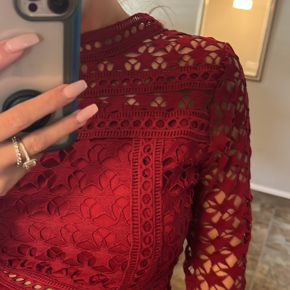 Star 🌟 Eyelet Layered Dress Size M - Picture 3 of 5